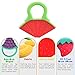 BABY SILICONE TEETHERS GIFT SET – SOFT, DISHWASHER-SAFE, BPA-FREE, FREEZABLE FRUIT GUM MASSAGE TEETHING TOYS WITH PACIFIER CLIP FOR BABIES