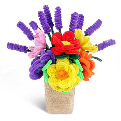 Pipe Cleaners, Pack of 1000 Pieces Jumbo Pipe Cleaners Crafting DIY Projects Pipe Cleaners Bulk 20 Colors Bundle Bling-Bling/Matte Colors Available Ideal for School Projects & Decorations