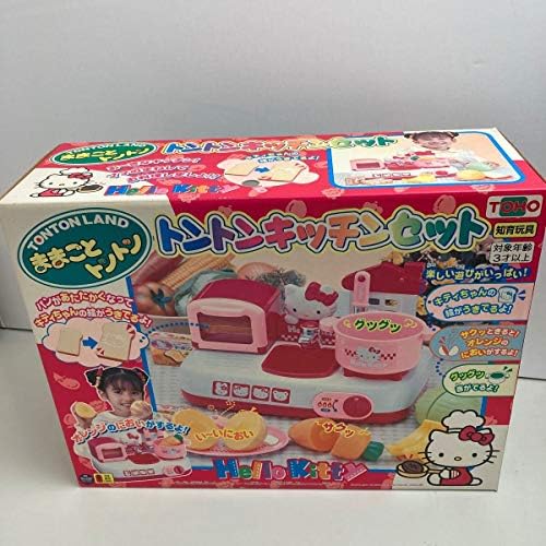 品tohohello Kittyハローキティままごとトントントントンキッチンセット知育玩具当時物昭和レトロ