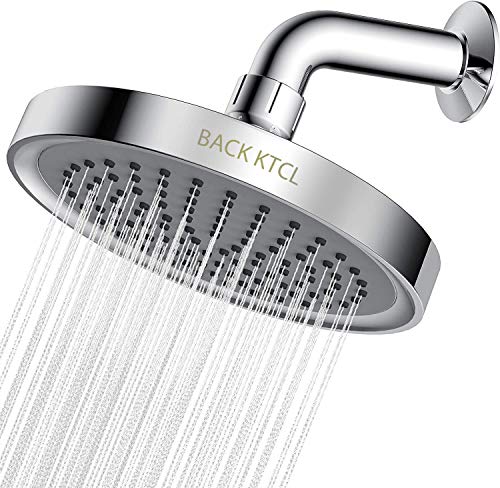 Back Ktcl Shower Head - High Pressure Rain - Luxury Modern Chrome Look
