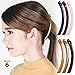 RC ROCHE ORNAMENT 6 Pcs Womens Thin Banana Ponytail Maker Holder Cute Secure Grip Hair No Slip Girls Ladies Beauty Fashion Accessory Clamp Clasp Clip, Medium Classic Multicolor