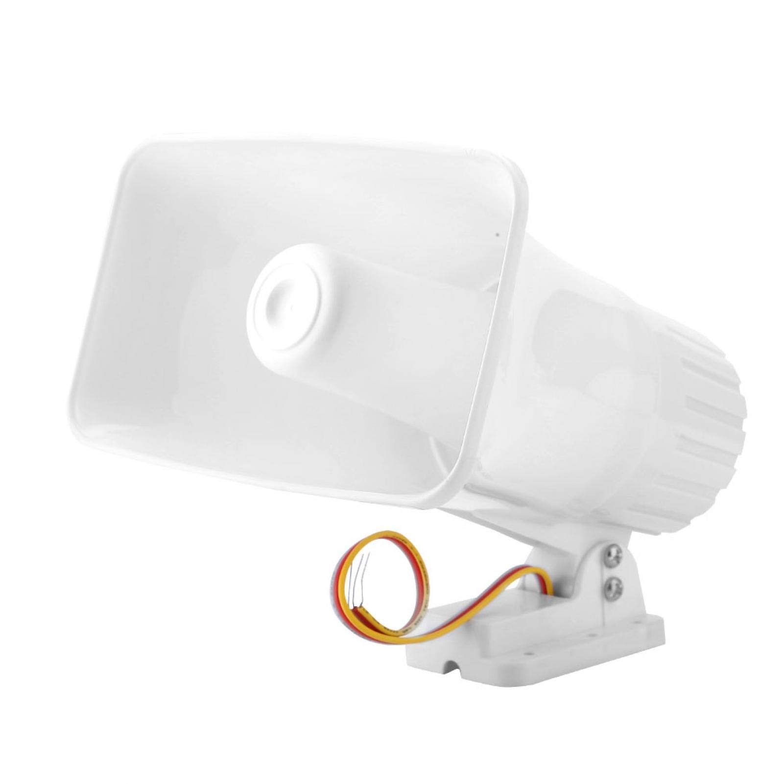 Archuu 150dB Indoor/Outdoor Security Siren, DC 12V, White, Alarm Siren Horn