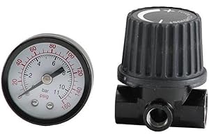 BOSTITCH BTFP72326 Regulator and Gauge Kit with 1/4-Inch NPT Thread
