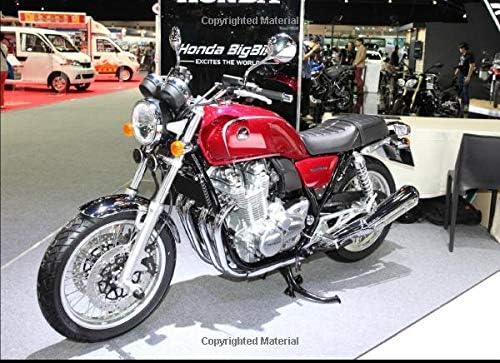 Honda CB1100: 120 pages with 20 lines you can use as a journal or a notebook .8.25 by 6 inches.