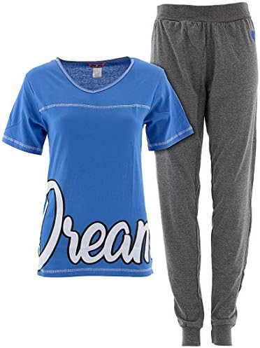 Glam Jamz Juniors Dream Blue Gray Pajamas S