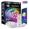 QJB Alexa LED Strip Lights 65.6ft – Smart WiFi LED Strip Lights Works with Alexa Google Assistant, Music Sync RGB Color…