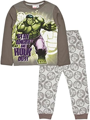 Marvel The Incredible Hulk Boys Long Pyjamas Pjs