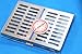 German Steel Dental Autoclave Sterilization Cassette Rack Box Tray for 10 Instruments