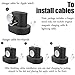 Lwsengme Charging Stand Compatible with Apple Watch 4/3/2/1 & AirPods 1/ Air Pods 2 Stand Holder(2-in-1) Charging Dock (Black)