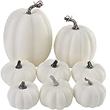 Artmag 8 Pcs Assorted Sizes Harvest White