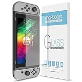 Nintendo Switch Screen Protector Tempered Glass, Maxboost [2 Pack]*Works While Docking* Nintendo Switch 2017 HD Ultra-thin Enhanced Glass Screen Protector for Nintendo Switch Gaming Console