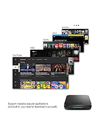 MECOOL Android 8.1 Smart TV Box con Amlogic S905X2 de cuatro núcleos, 4 GB de RAM 32 GB de ROM, soporte 2,4 G   5 G de correa dual WiFi 4K Full DH Bluetooth 4.1