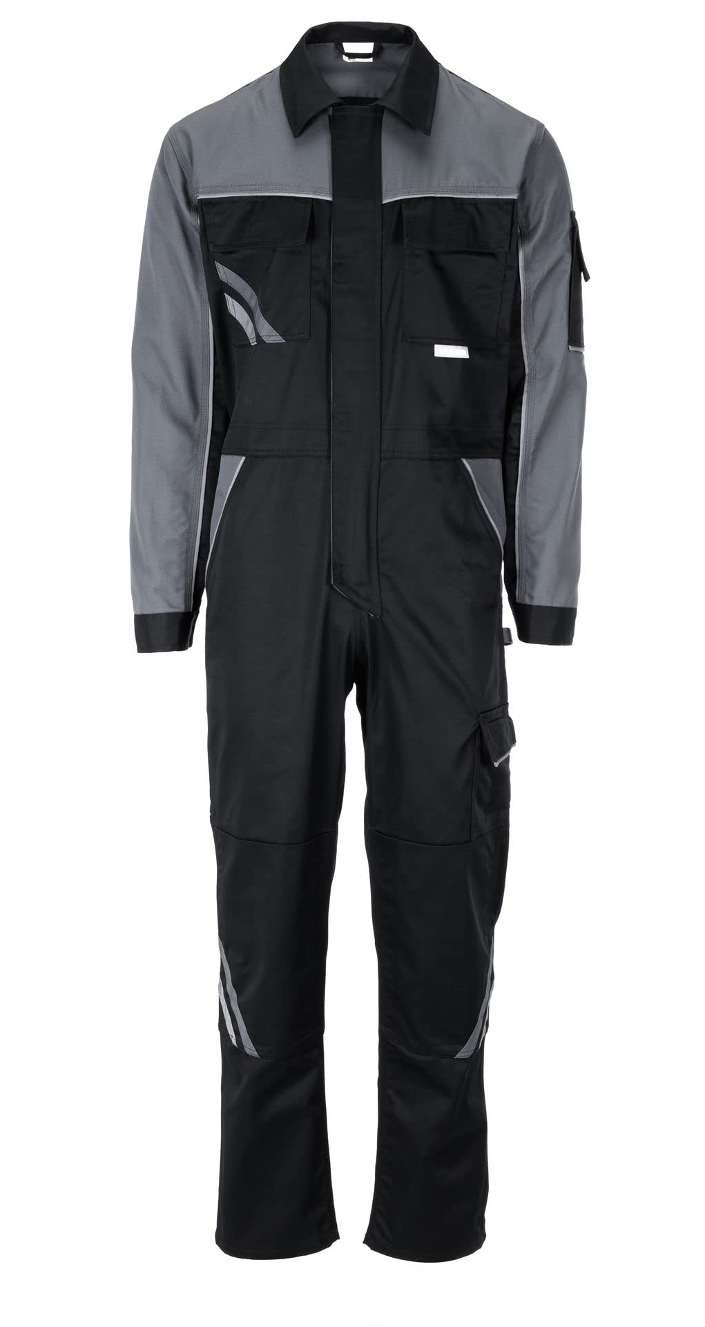 Planam Highline Men's Jumpsuit, Black Slate, Zinc, Model 2715, Size 61