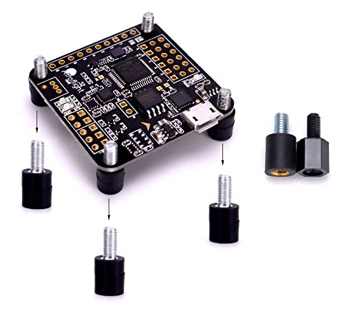 24-Piece Anti-Vibration Mount Screw Set - M2 & M3 Flight Controller Shock Absorbers & Rubber Dampers