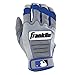 Franklin Sports MLB Youth CFX Pro Batting Glove, Pair, Large, Grey/Royal