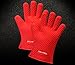 Barbecue Gloves - Heat Resistant for Cooking Waterproof Silicone Oven Glove - Better Than Ove Glove - Double Glove Pack Set of Two - No More Burns
