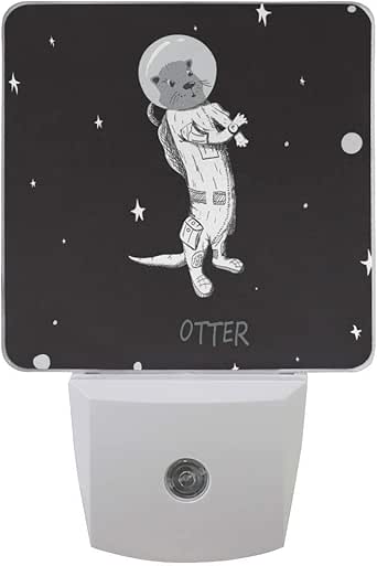 Astronauta Nutria de mar en traje espacial en cielo estrellado Diseño