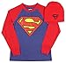 DC Comics Superman Boy's Long Sleeve Graphic Shirt with Red Beanie Small 6/7