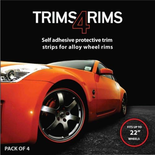 RED Trims4Rims by Rimblades-Alloy Wheel Rim Protectors/Trims/Guards