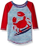 Mud Pie Baby Toddler Boys' Rash Guard, Crab, 4T/5T