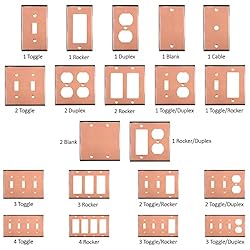 Switch Hits Pink Antique Copper Outlet Wall Plate