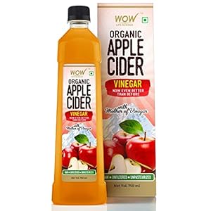 WOW Life Science Organic Apple Cider Vinegar – 750 ml