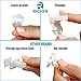 RICHYN Adhesive Small Hooks – Powerfull, Easy to Install and Utility – Perfect for Fixing Wire, Toothbrush, Accessories, Electric Cord – Removable & Easy to take Off – White