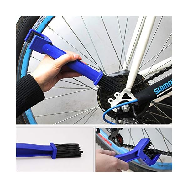 Acacia 7pcs Bike Bicycle Cleaning Tools Kit, Bicycle Clean Brush Set