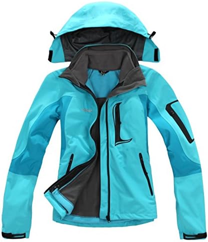 Topway Womens Waterproof Outdoor Jacket Hiking Climbing Windproof Athletic Coat