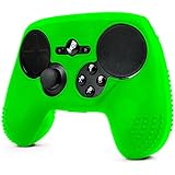 ParticleGrip STUDDED Skin for Steam Controller by Foamy Lizard ® Sweat Free 100% Silicone Skin Cover w/Raised Anti-slip Studs *CONTROLLER NOT INCLUDED* (SKIN, GREEN)