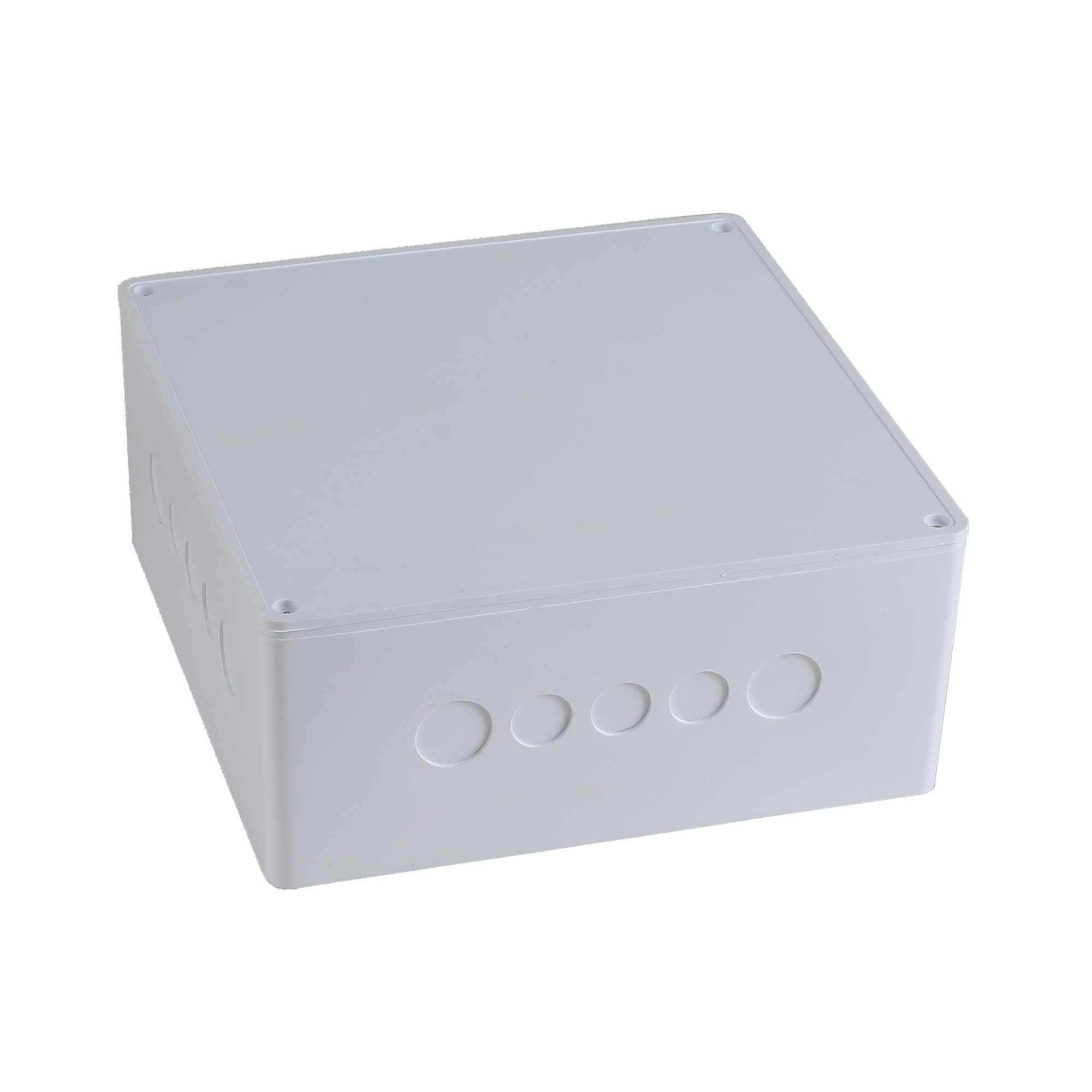 Photo 1 of 9" x 9" x 4" Junction Box with Pre Molded 3/4" & 1" Punch in Holes Electrical Boxes Waterproof Project Junction Conduit Box for Electrical Enclosure Outdoor