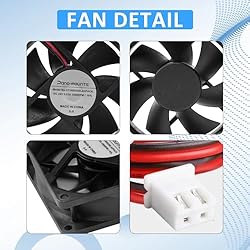 80mm 24V DC Cooling Fan CF8025 High Speed 24V 80mm