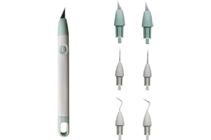 Corey-z Craft Vinyl Weeding Tools Set Precision Carving Hobby Knife Pen Coming With Additional Blades and Weeder Removal Tool for Cricut Basic Weeding Tools for Art, Scrapbooking, Cutter and DIY