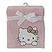 Bedtime Originals Hello Kitty Luv Blanket, Pink/Gold