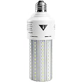 Mafuken 500W Equivalent LED Corn Light Bulb 7500 Lumen Led Bulbs 60W Super Bright 5000K Cool Daylight White E26/E27 Medium Base for Outdoor Indoor Workshop Garage Warehouse Factory Backyard&hellip; (A)