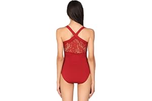 ModLatBal Women's Camisole with Cross Straps Ballet Dance Leotards