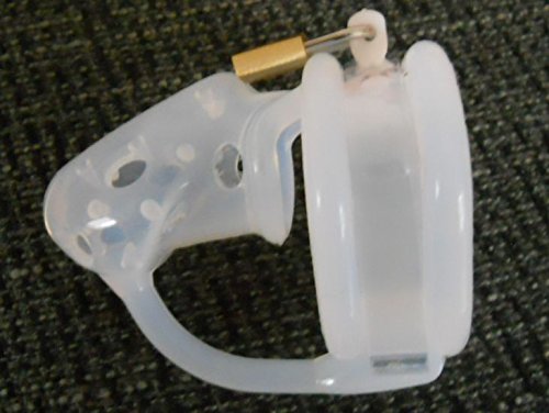 Medical Grade Silicone Male Chastity Device Cage w/ Spikes (1.75