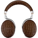 Parrot Zik 3 Wireless Noise Cancelling Touch Control Bluetooth Headphones (Brown Croc) with Parrot Interchangable Battery for Zik 2 and Zik 3