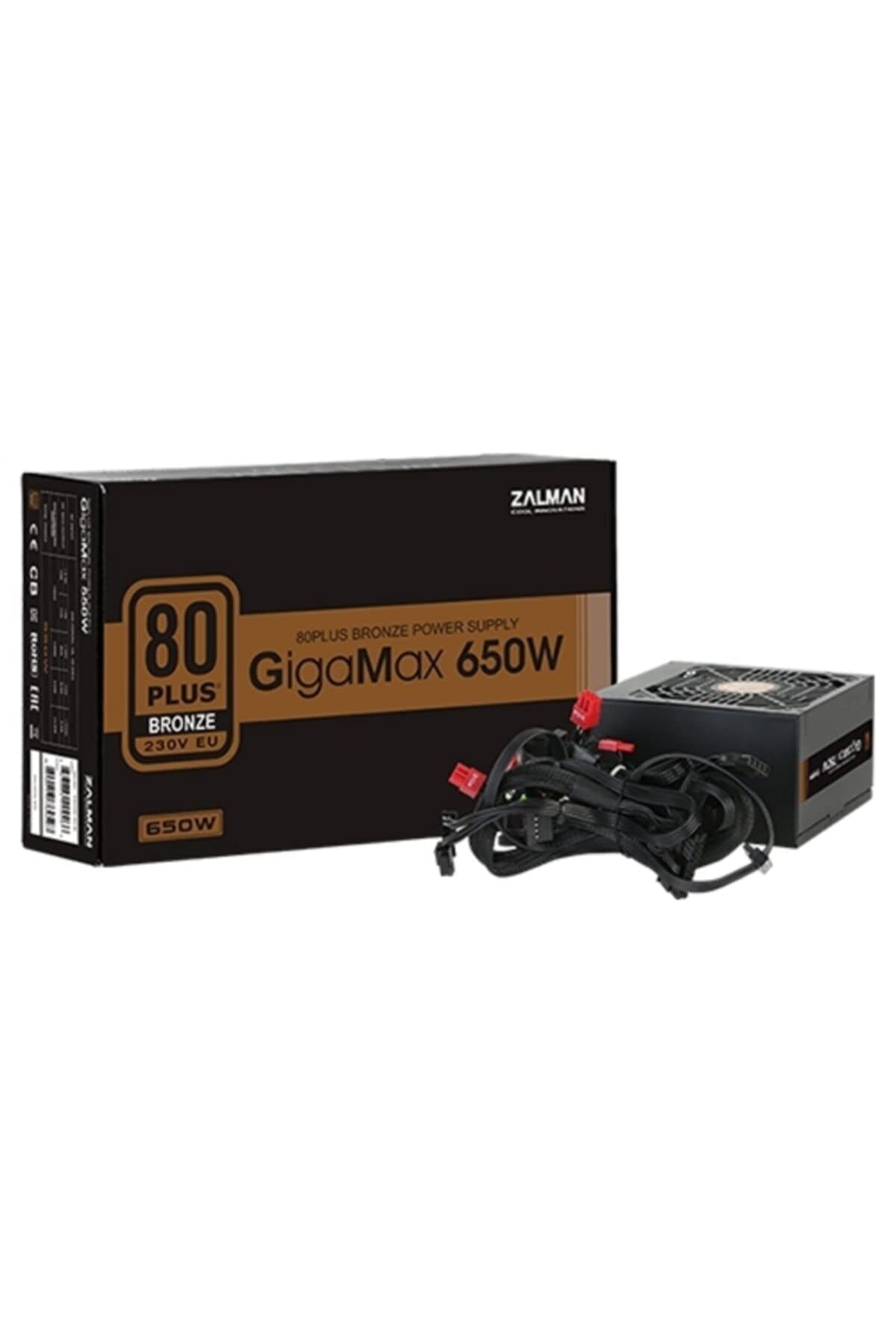 Zalman 650W ATX Standard Power Supply - GigaMax 650W - (Active PFC/80 PLUS Bronze)