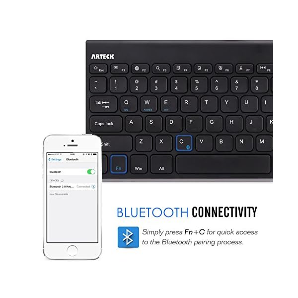 Arteck-Bluetooth-Keyboard-Stainless-Steel-Universal-Portable-Wireless-Bluetooth-Keyboard-for-iOS-Android-Windows-Tablet-PC-Smartphone-Built-in-Rechargeable-6-Month-Battery Arteck Bluetooth Keyboard, Stainless Steel Universal Portable Wireless Bluetooth Keyboard for iOS, Android, Windows…