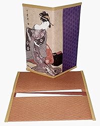Set of 2 Japanese Rice Paper Wallet or Checkbook
