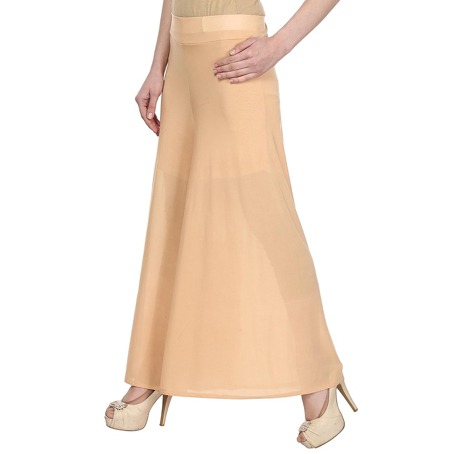 stretchable designer plain casual wear palazzo pant for women's