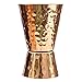 Mule Works by Flextyle Products - Moscow Mule Mugs Copper 4 Mug Gift Set. 16 oz Capacity 100% Pure Copper Hammered Finish with Copper Jigger and Copper Stirring Spoon - Beautiful Gift Box Included