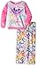 My Little Pony Little Girls' 2-Piece Fleece Pajama Set, Pony World Pink, 6