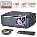 Projector, OKCOO Native 1080P Projector, 7500L FHD Outdoor Movie Projector Supports Max 200