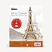 ROBOTIME 3D Wooden Puzzle Model Building Eiffel Tower DIY Jigsaw Puzzle Educational Toys for Kids