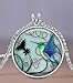 Hummingbird Jewelry - Blue Hummingbird 20mm Necklace - Includes 18