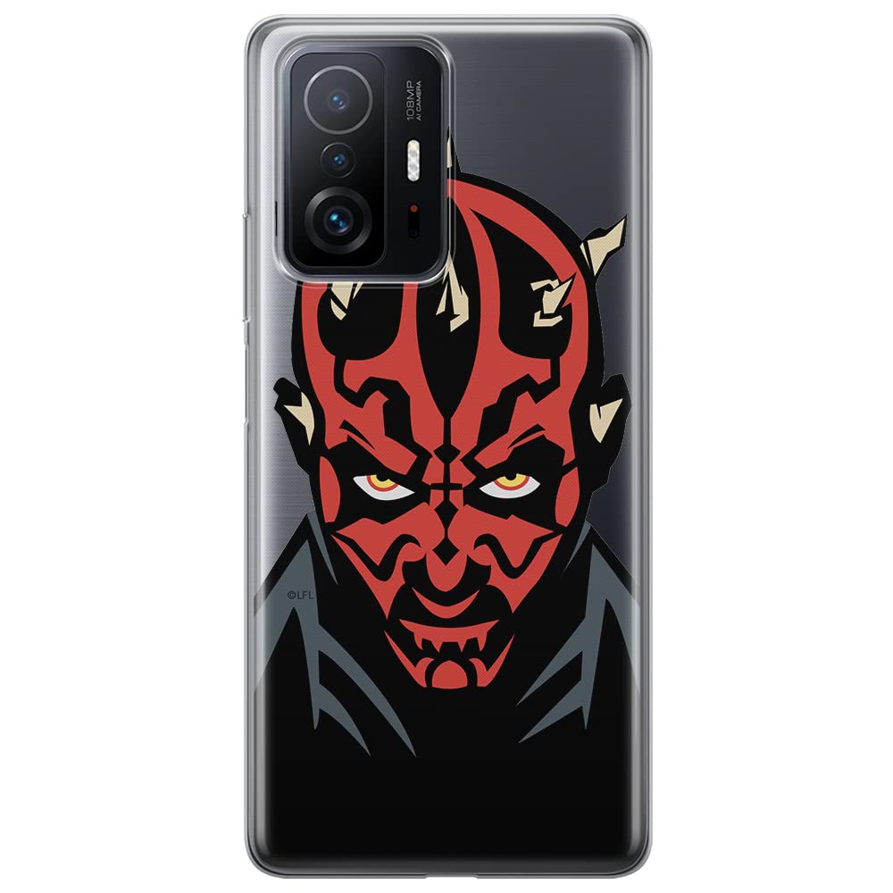 ERT GROUP mobile phone case for Xiaomi 11T 5G / 11T PRO 5G original and officially Licensed Star Wars pattern Darth Maul 004 optimally adapted to the shape of the mobile phone, partially transparent