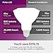 Philips LED Indoor/Outdoor Classic Glass Dimmable PAR30S 40-Degree Spot Light Bulb: 850-Lumen, 3000-Kelvin, 10-Watt (75-Watt Equivalent), E26 Base, Bright White, 4-Pack