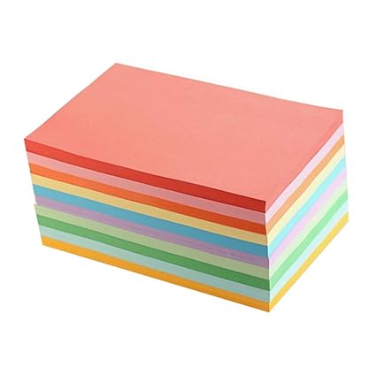 Amazoncom 100 Sheets A4 Size Multipurpose Colored Double